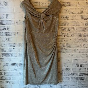 Lauren Ralph Lauren NWT Champagne Gold Dress
